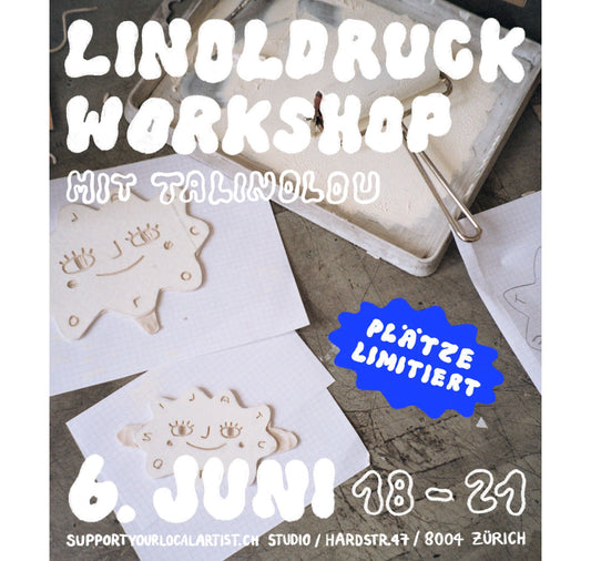 6. Juni 2024 - Workshop "Linoldruck" mit Talinolou