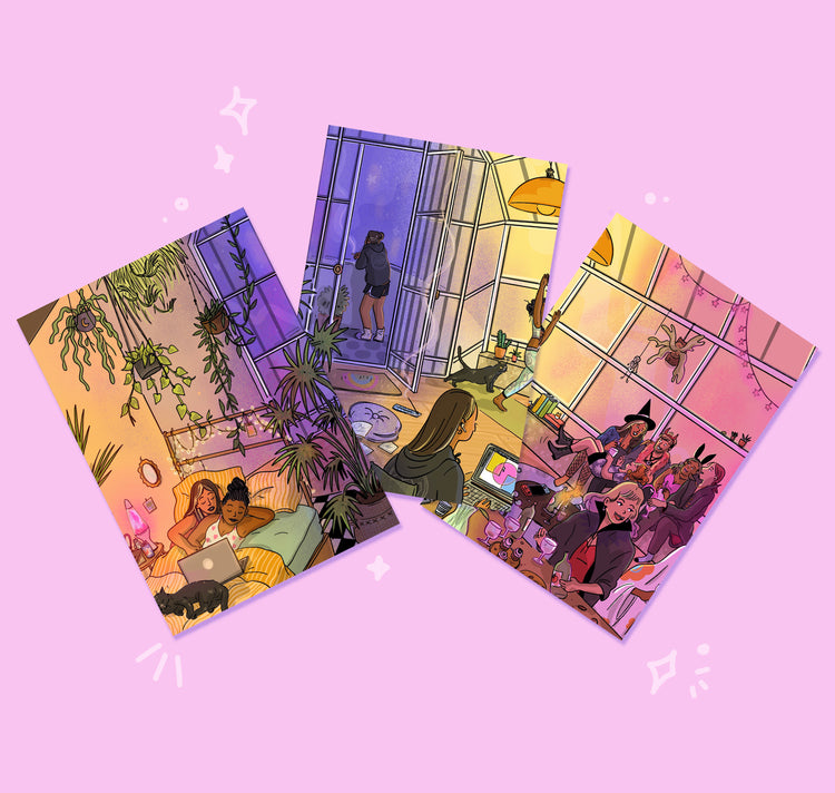 Samira Belorf - Postkartenset "Home“