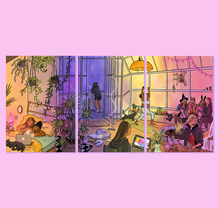 Samira Belorf - Postkartenset "Home“