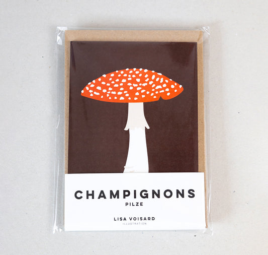 Lisa Voisard - Postkartenset "Pilze"