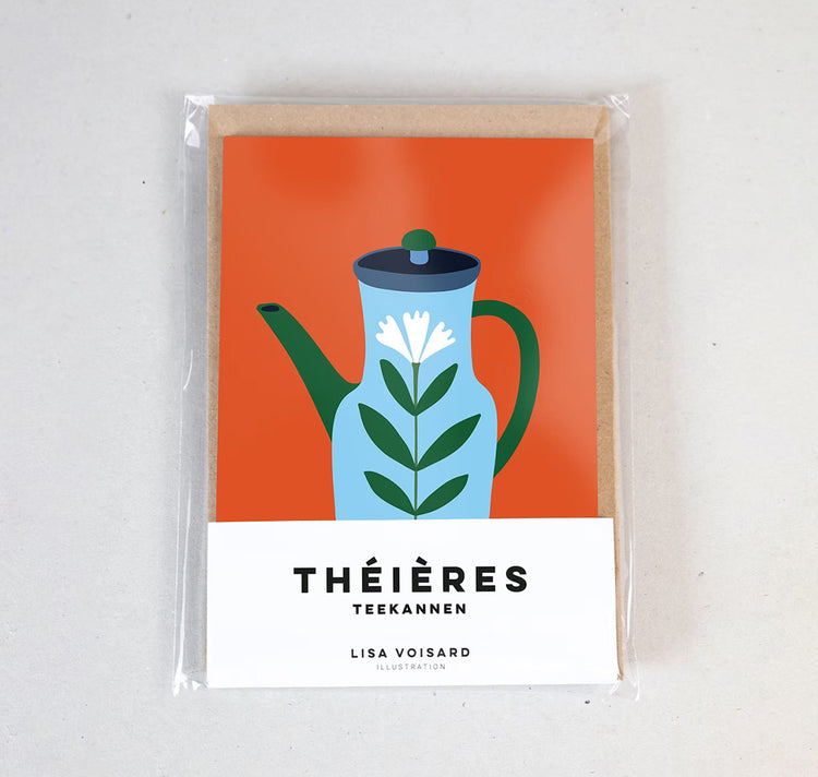 Lisa Voisard - Postcardset "Teekannen"
