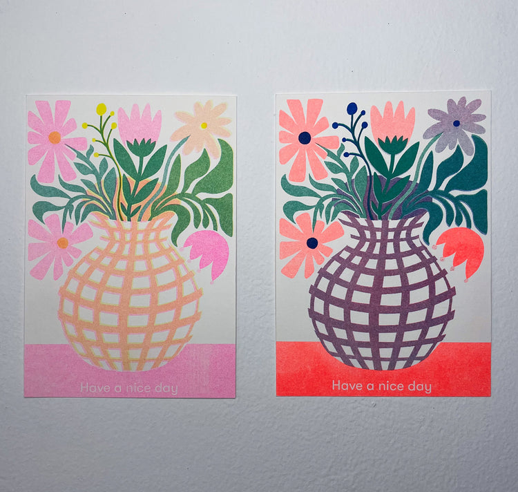 Aline Meier - Postkartenset "HAVE A NICE DAY"