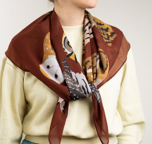 Lisa Voisard - Foulard "Eulen"