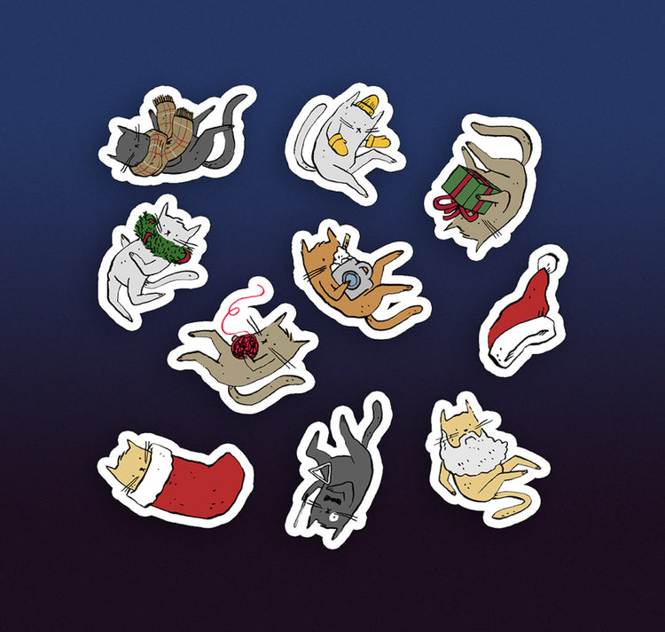 Olivier Samter - Büsi-Sticker-Set