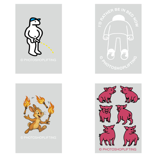 PHOTOSHOPLIFTING - Trasferimento a caldo "SET 1 – ANTI ANTI"