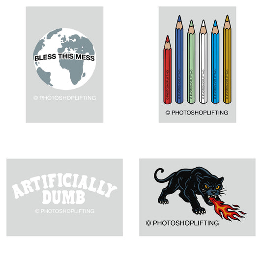 PHOTOSHOPLIFTING - Trasferimento a caldo "SET 3 – LAIN"