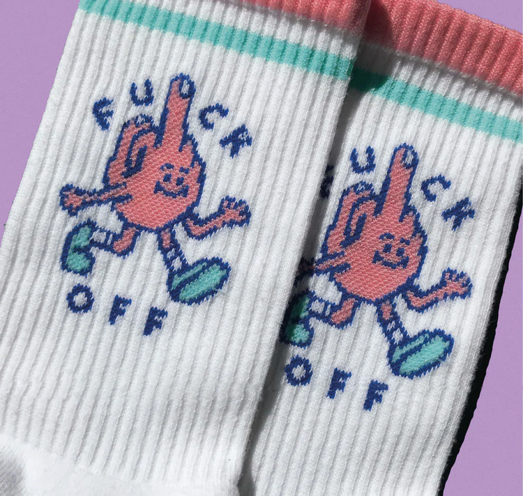 Stay Dirty - Socken "FUCK OFF"
