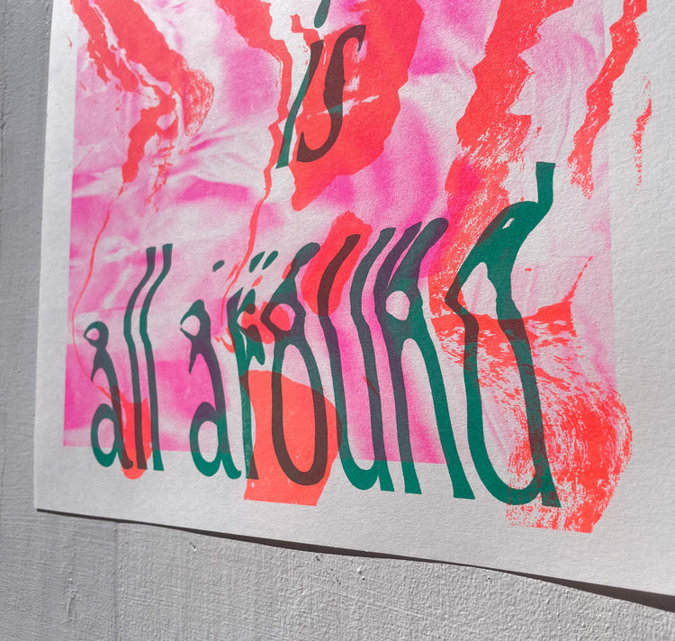 Aline Meier - Plakat "ALL AROUND"