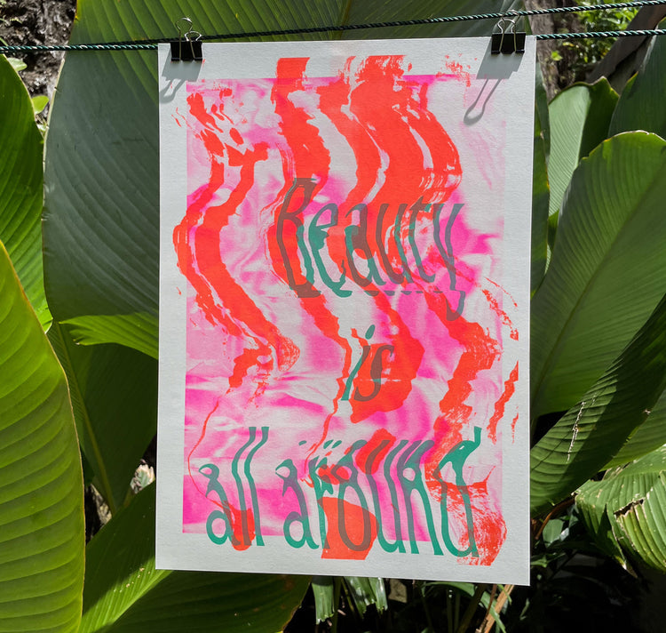 Aline Meier - Plakat "ALL AROUND"
