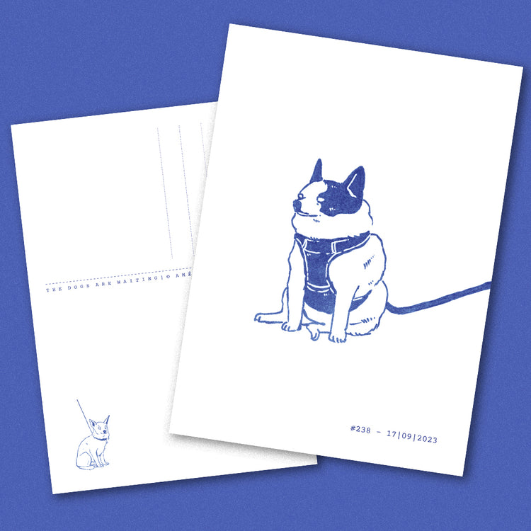 Amélie Cochet - Postkartenset "The Dogs are Waiting"