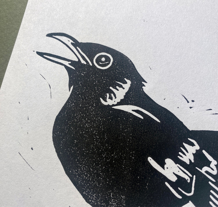 GINNY - Carta "Il merlo chiamante n. 1"