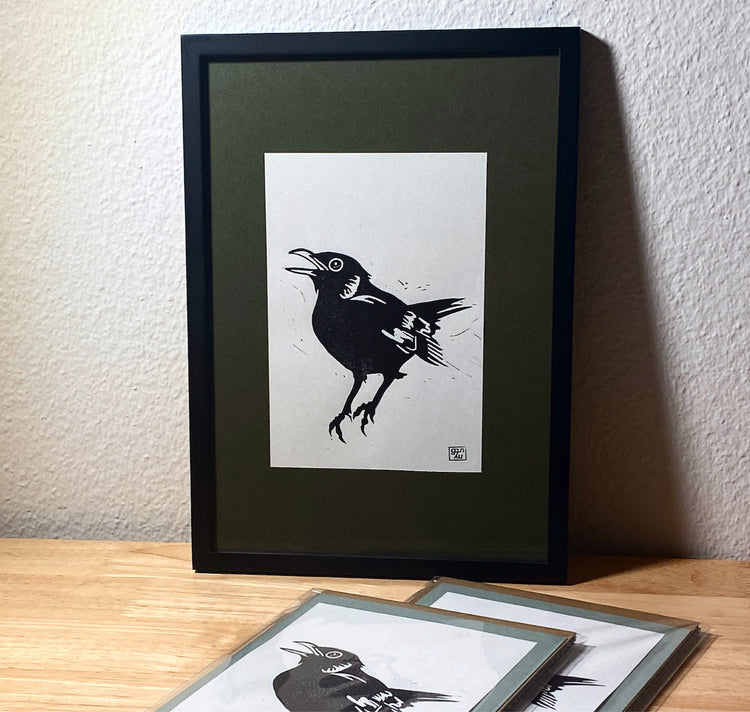 GINNY - Carta "Il merlo chiamante n. 1"