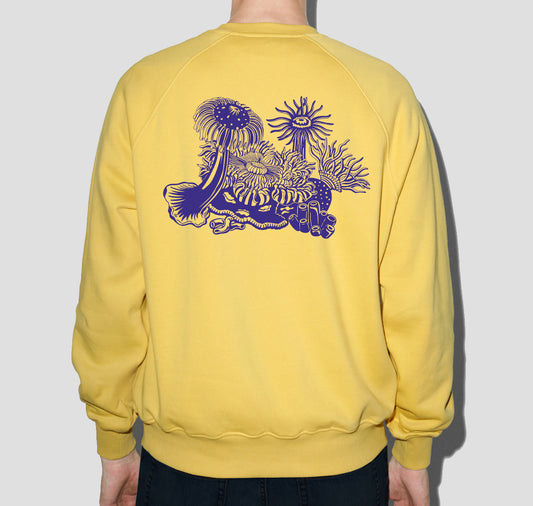 GINNY - Unikat Pullover „Anemonen“ für Männer (M)