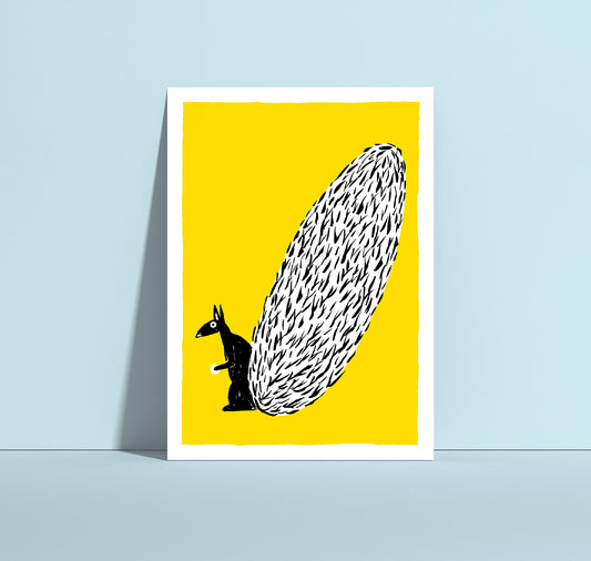 Anna-Lisa Schneeberger - Postkarte "Eichhörnchen"