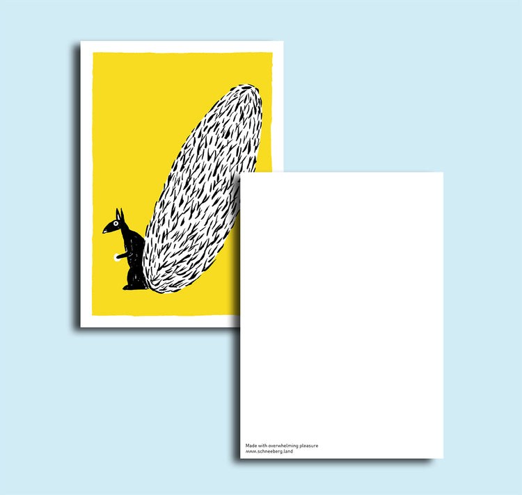 Anna-Lisa Schneeberger - Postkarte "Eichhörnchen"