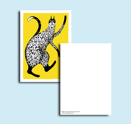 Anna-Lisa Schneeberger - Postkarte "Katze"
