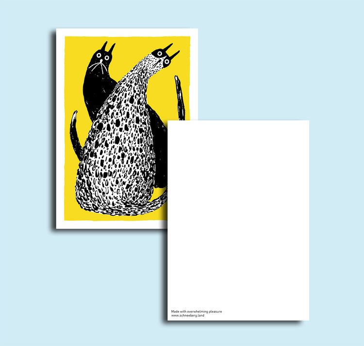 Anna-Lisa Schneeberger - Postkarte "Katzen"