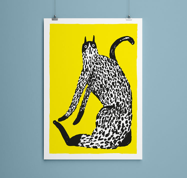 Anna-Lisa Schneeberger - Plakat "Katze 1"