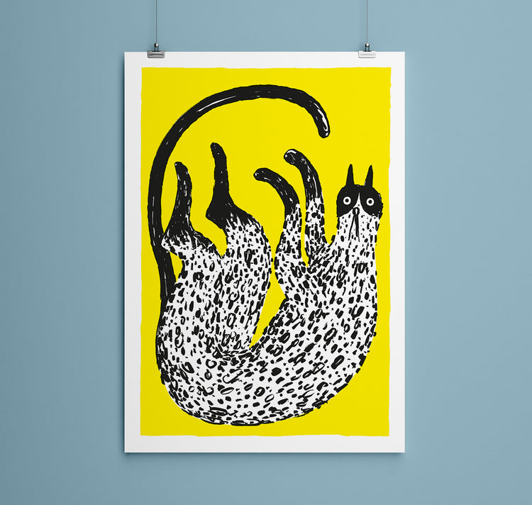 Anna-Lisa Schneeberger - Plakat "Katze 3"