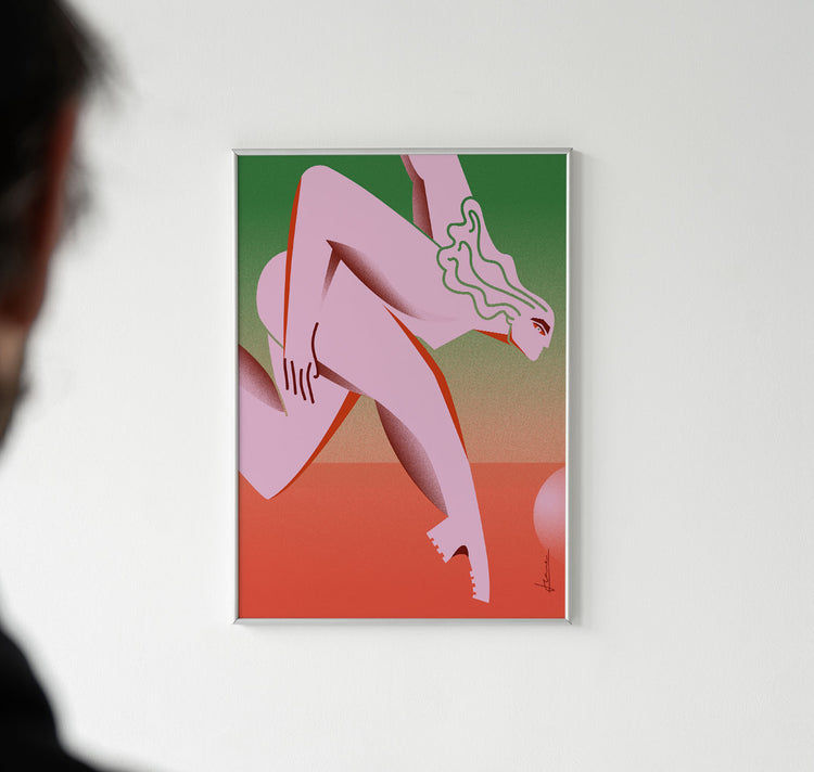 Jeanne Decasper - Plakat "Sprinting Ada"