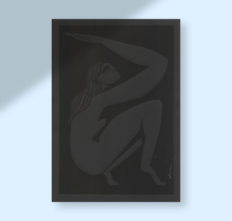 Jeanne Decasper - Plakat "Suri" (black/black)