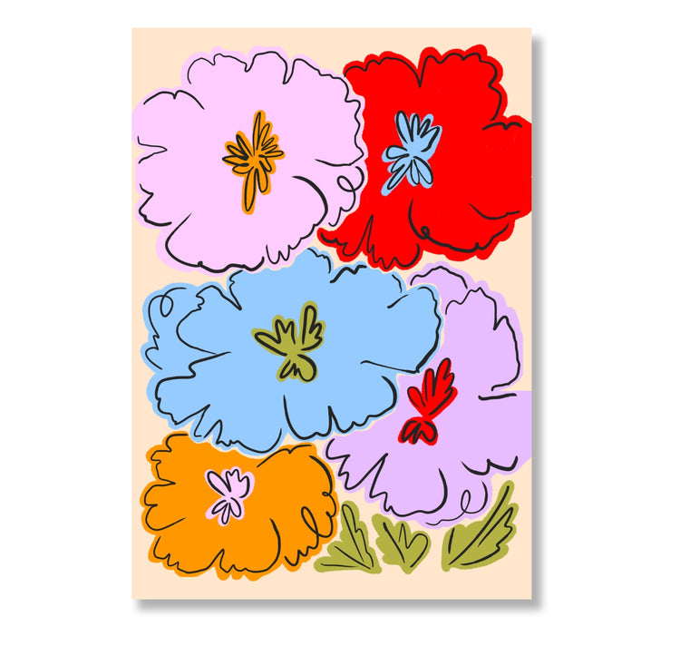 Atelier Gérard - Postkarte "Blumen"