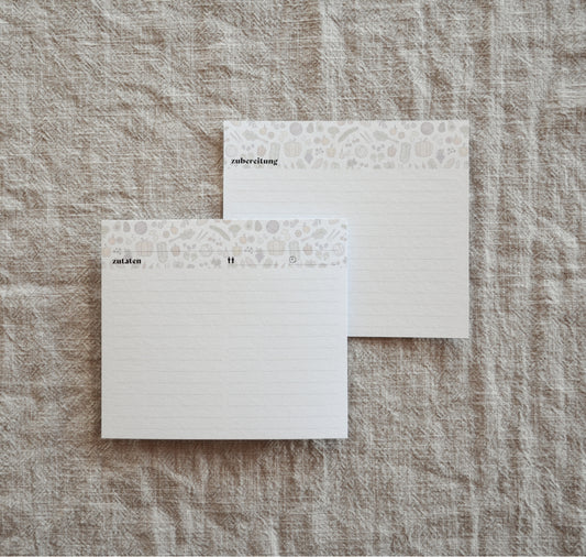 atelier gianna - Rezeptkarten