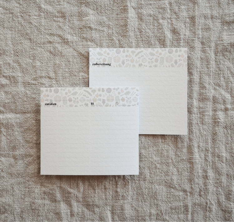 atelier gianna - Rezeptkarten