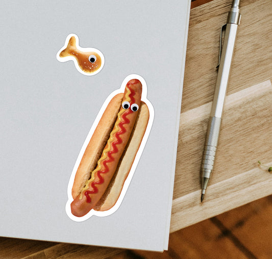 Atelier Goldiger Schlüssel - Stickerbogen "Snack World"