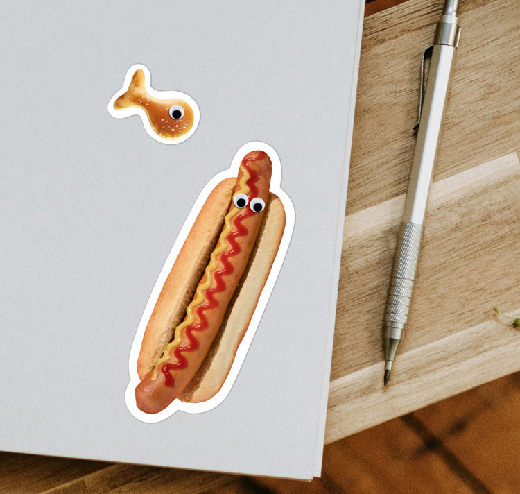 Atelier Goldiger Schlüssel - Stickerbogen "Snack World"