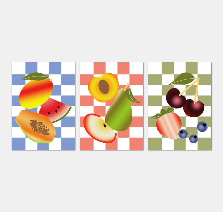 Atelier Langmut - Set di cartoline "Macedonia di frutta"