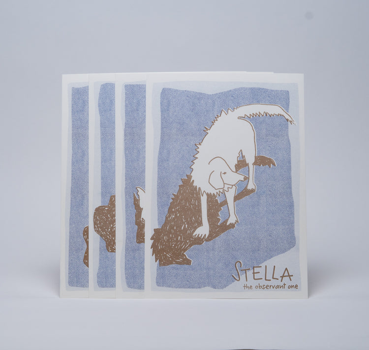 AuxRehli - Plakat-Set "The Gang Member" (blau-gold)