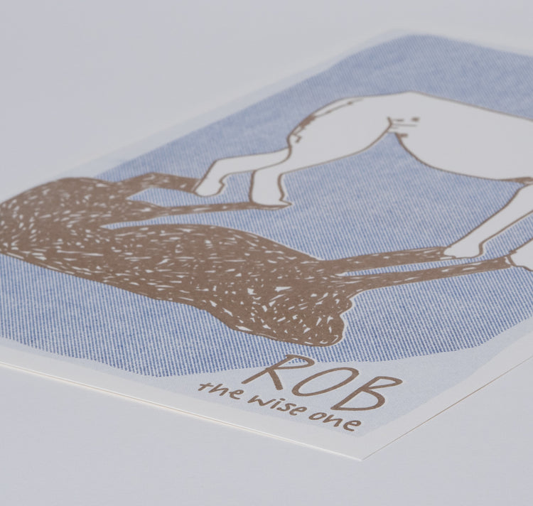 AuxRehli - Plakat-Set "The Gang Member" (blau-gold)