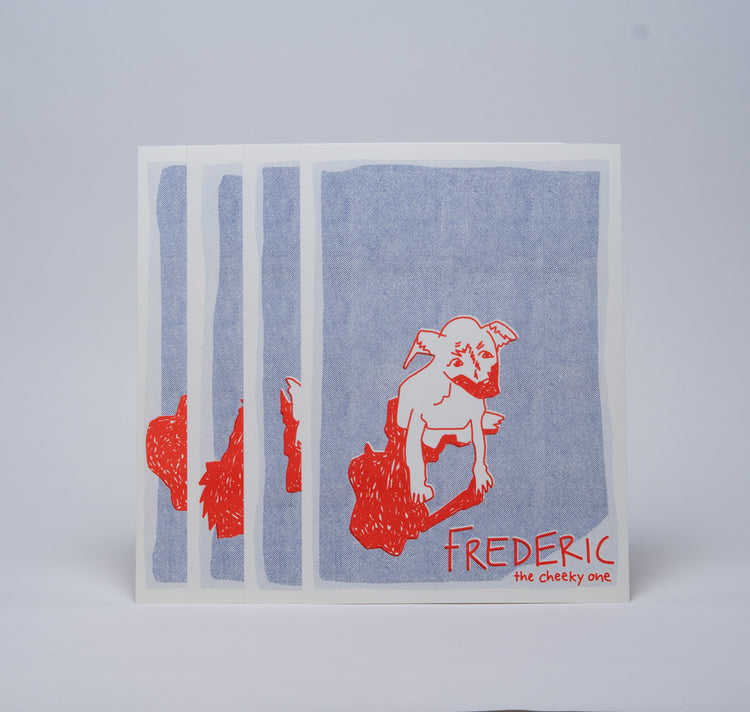 AuxRehli - Plakat-Set "The Gang Member" (blau-rot)