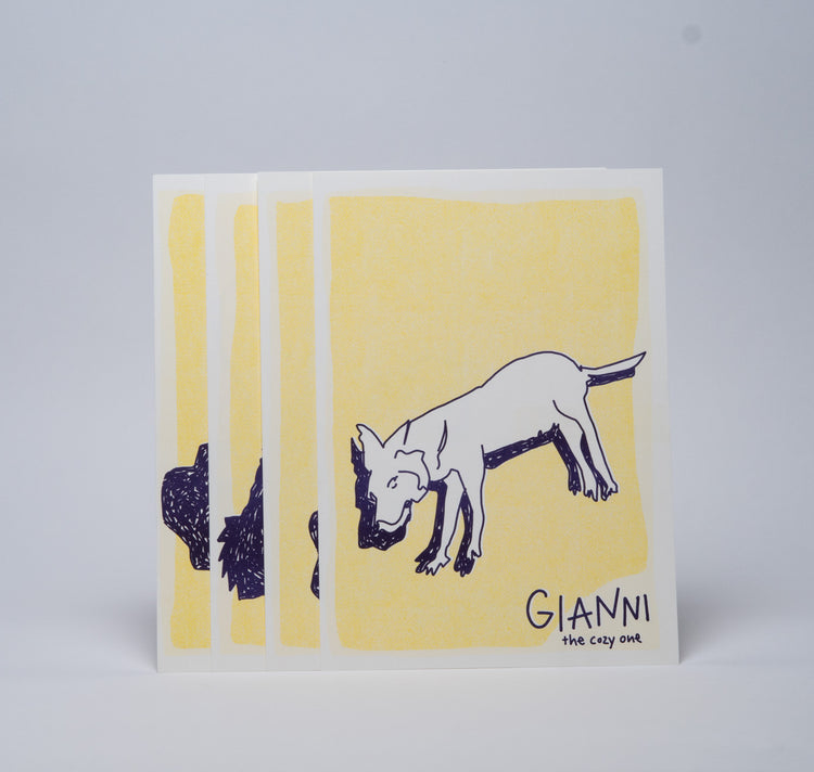 AuxRehli - Plakat-Set "The Gang Member" (gelb-violett)