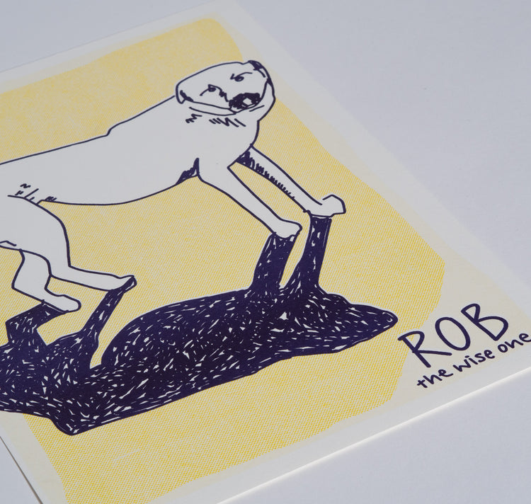 AuxRehli - Plakat-Set "The Gang Member" (gelb-violett)