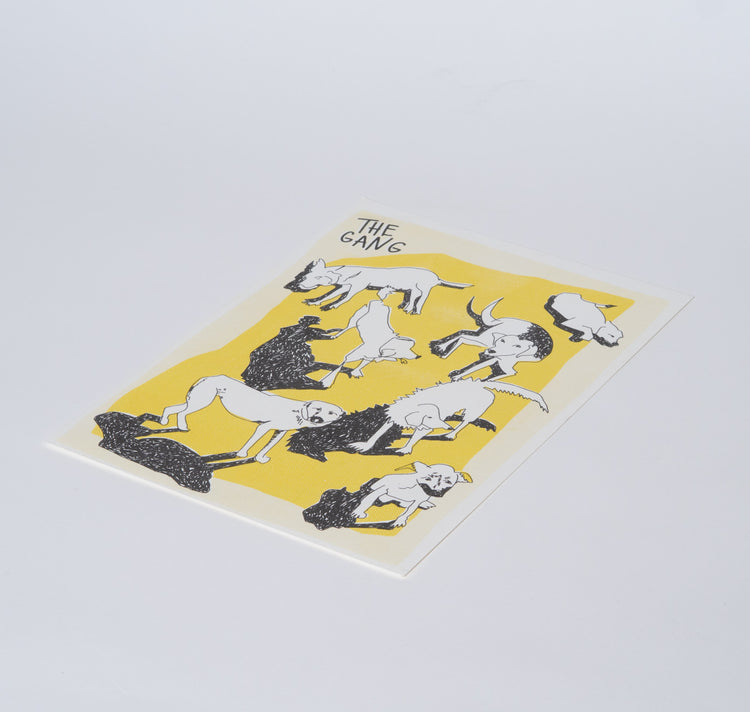 AuxRehli - Plakat "The Gang" (gelb-schwarz)