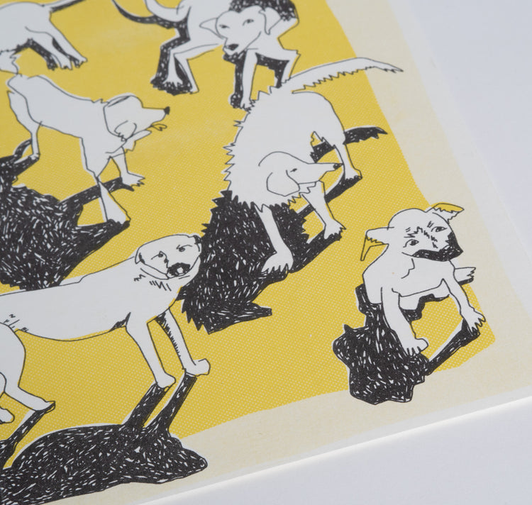 AuxRehli - Plakat "The Gang" (gelb-schwarz)