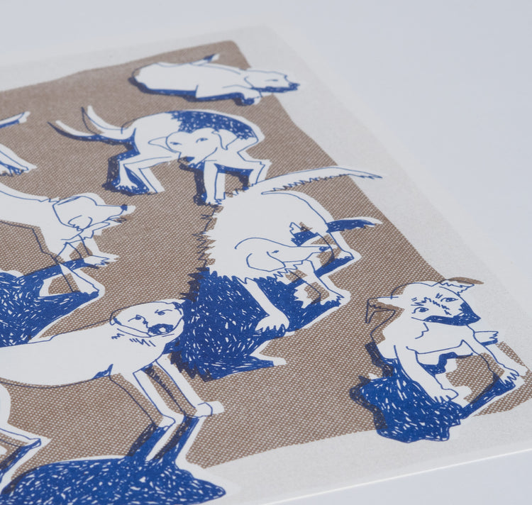 AuxRehli - Plakat "The Gang" (gold-blau)