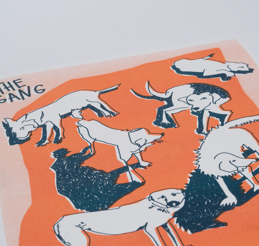 AuxRehli - Plakat "The Gang" (orange-petrol)