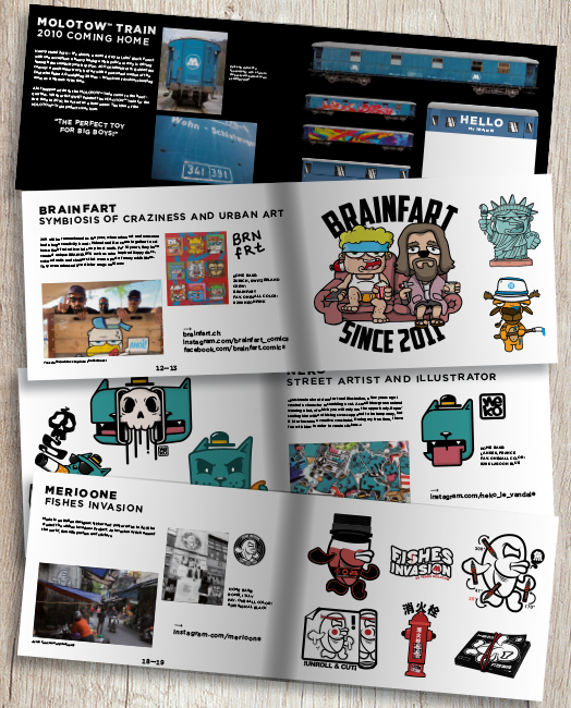 BRAINFART - Stickermagazine Molotow 25 Years