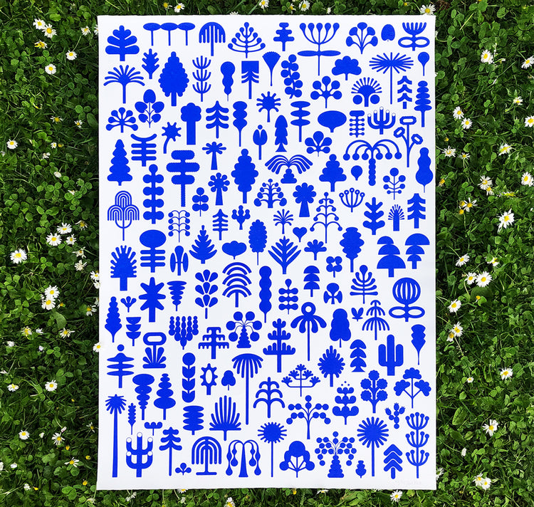 Joël Roth - Poster "Botanica" (Edizione Blu)