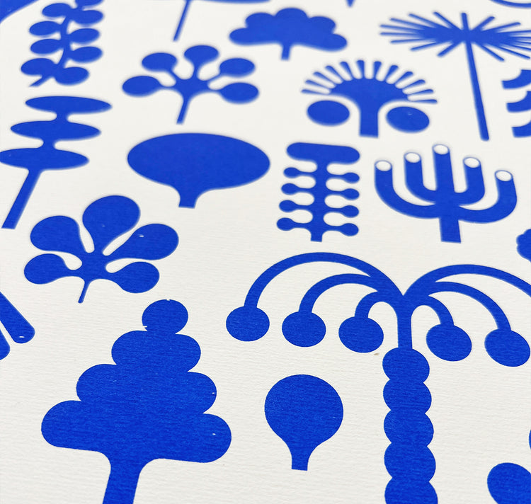 Joël Roth - Poster "Botanica" (Edizione Blu)