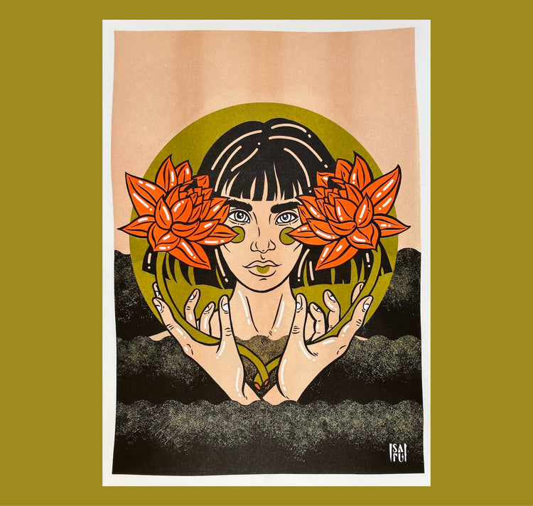 SAFU / Sarah Furrer - Plakat "LOTUS SEASON"