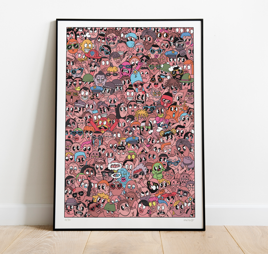 Brunothecloud - Plakat "Crowd #6"