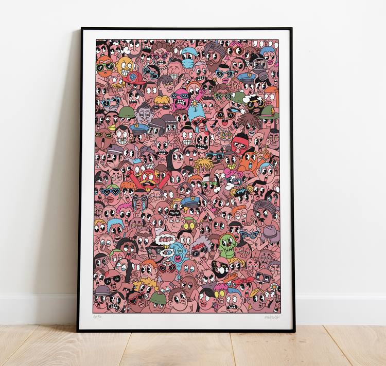 Brunothecloud - Plakat "Crowd #6"