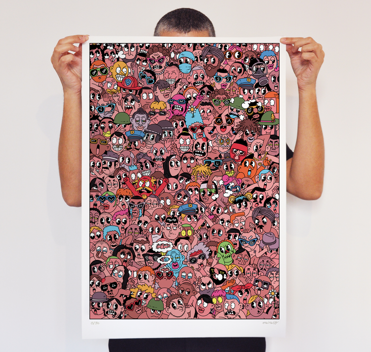Brunothecloud - Plakat "Crowd #6"