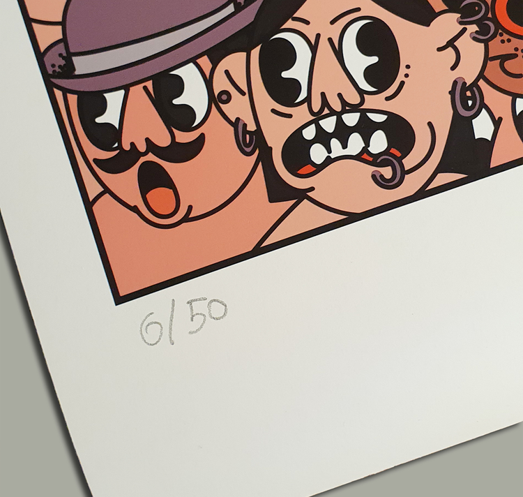 Brunothecloud - Plakat "Crowd #6"