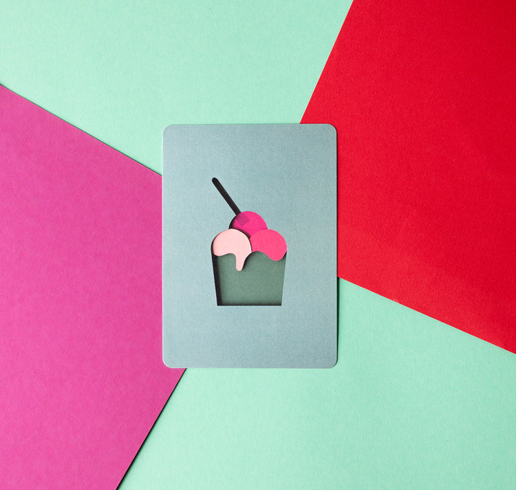 Milly Miljkovic - Cartolina "Gelato 3"