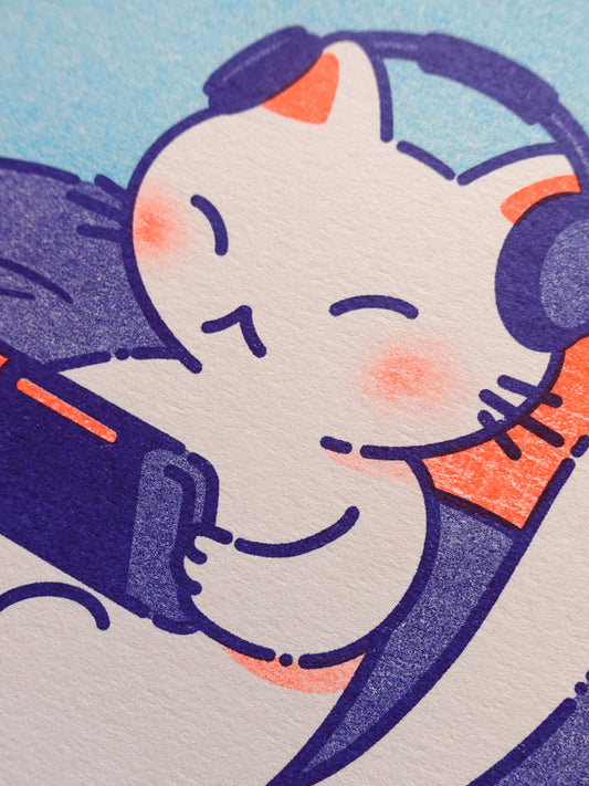 LOW - Affiche "Masque Kitsune"